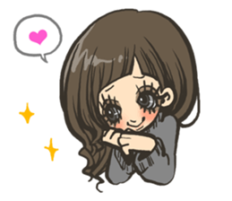 Cute girls stickers sticker #5129439