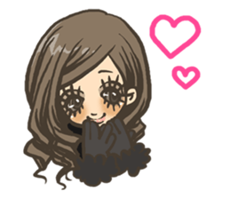 Cute girls stickers sticker #5129441