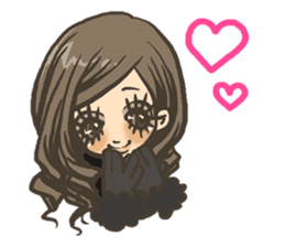Cute girls stickers sticker #5129441