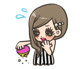 Cute girls stickers sticker #5129444