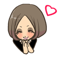 Cute girls stickers sticker #5129448