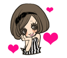 Cute girls stickers sticker #5129449