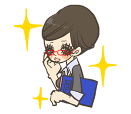 Cute girls stickers sticker #5129450