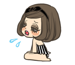 Cute girls stickers sticker #5129451