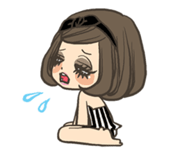 Cute girls stickers sticker #5129451