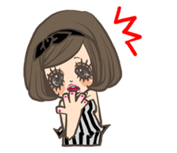 Cute girls stickers sticker #5129453