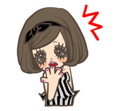 Cute girls stickers sticker #5129453