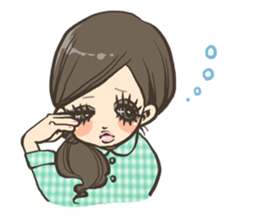 Cute girls stickers sticker #5129455