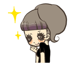 Cute girls stickers sticker #5129456