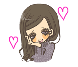 Cute girls stickers sticker #5129457