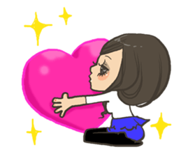 Cute girls stickers sticker #5129458