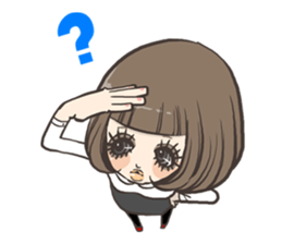 Cute girls stickers sticker #5129459