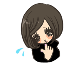 Cute girls stickers sticker #5129460