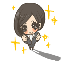 Cute girls stickers sticker #5129464