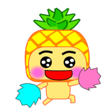 I am a pineapple. sticker #5129558