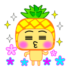 I am a pineapple. sticker #5129560