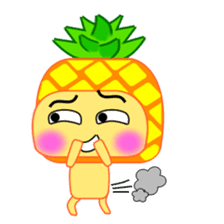 I am a pineapple. sticker #5129562
