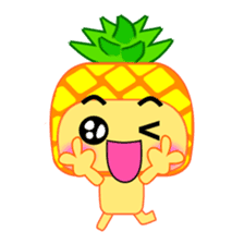 I am a pineapple. sticker #5129564