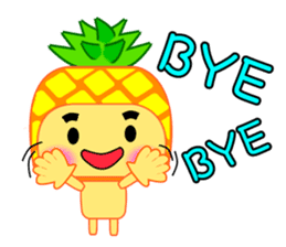 I am a pineapple. sticker #5129565