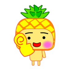 I am a pineapple. sticker #5129566