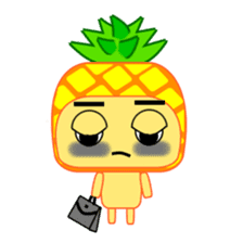 I am a pineapple. sticker #5129569