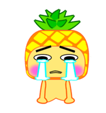 I am a pineapple. sticker #5129571