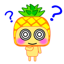 I am a pineapple. sticker #5129575