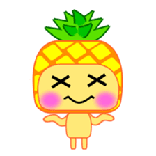 I am a pineapple. sticker #5129576