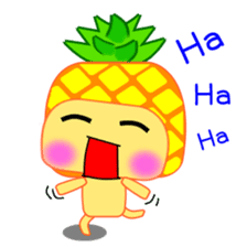 I am a pineapple. sticker #5129578