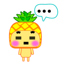 I am a pineapple. sticker #5129579