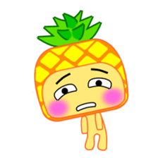 I am a pineapple. sticker #5129586