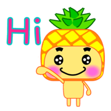 I am a pineapple. sticker #5129587