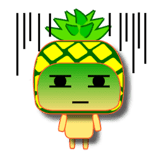 I am a pineapple. sticker #5129588
