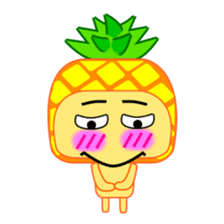 I am a pineapple. sticker #5129589