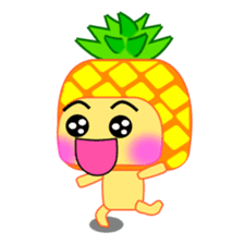 I am a pineapple. sticker #5129593