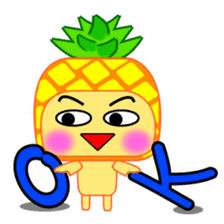 I am a pineapple. sticker #5129594