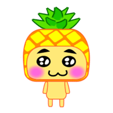 I am a pineapple. sticker #5129595