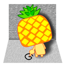 I am a pineapple. sticker #5129596