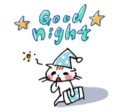 Free and Relaxed cat sticker #5130350