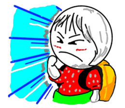 Strawberry mei -lovely unreasonable head sticker #5130683