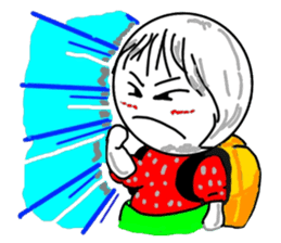 Strawberry mei -lovely unreasonable head sticker #5130683