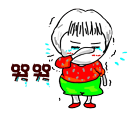 Strawberry mei -lovely unreasonable head sticker #5130703