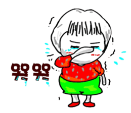 Strawberry mei -lovely unreasonable head sticker #5130703
