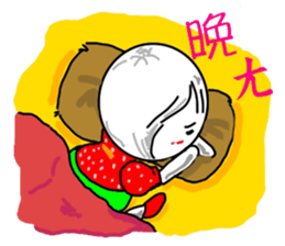 Strawberry mei -lovely unreasonable head sticker #5130706