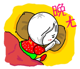 Strawberry mei -lovely unreasonable head sticker #5130706