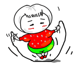 Strawberry mei -lovely unreasonable head sticker #5130714