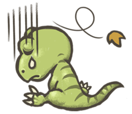 dinosaurs' daily life sticker #5131289