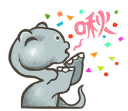 dinosaurs' daily life sticker #5131311