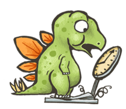 dinosaurs' daily life sticker #5131314