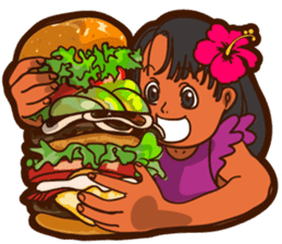 "ALOHA!" Hawaiian & Tropical Sticker sticker #5131322